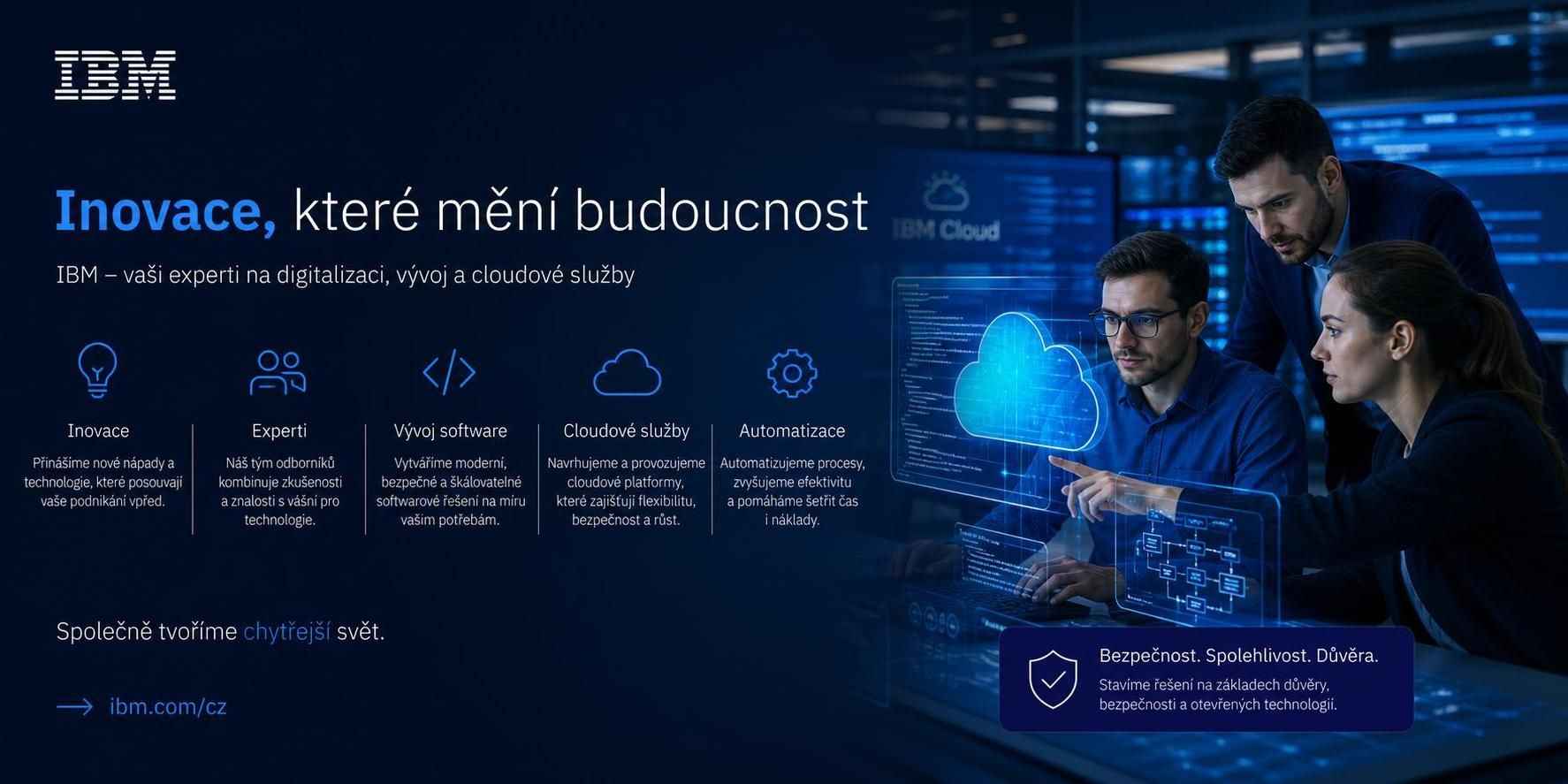 objevte svět inovací a technologií s experty ibm. získejte nejnovější informace a pohledy na inovace, které mění budoucnost.