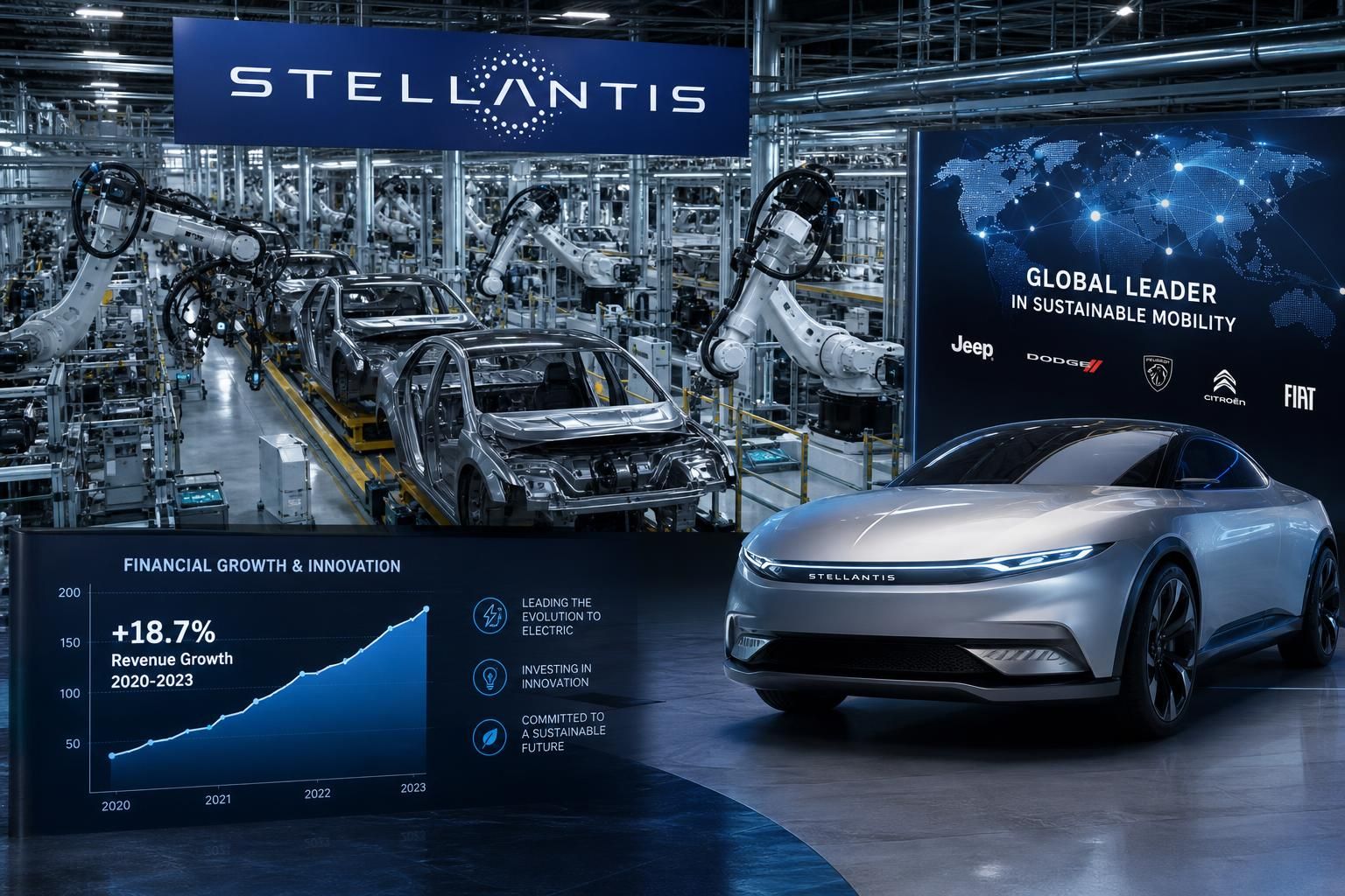 objevte stellantis, nový gigant automobilového průmyslu, který spojuje síly předních značek a formuje budoucnost mobility.