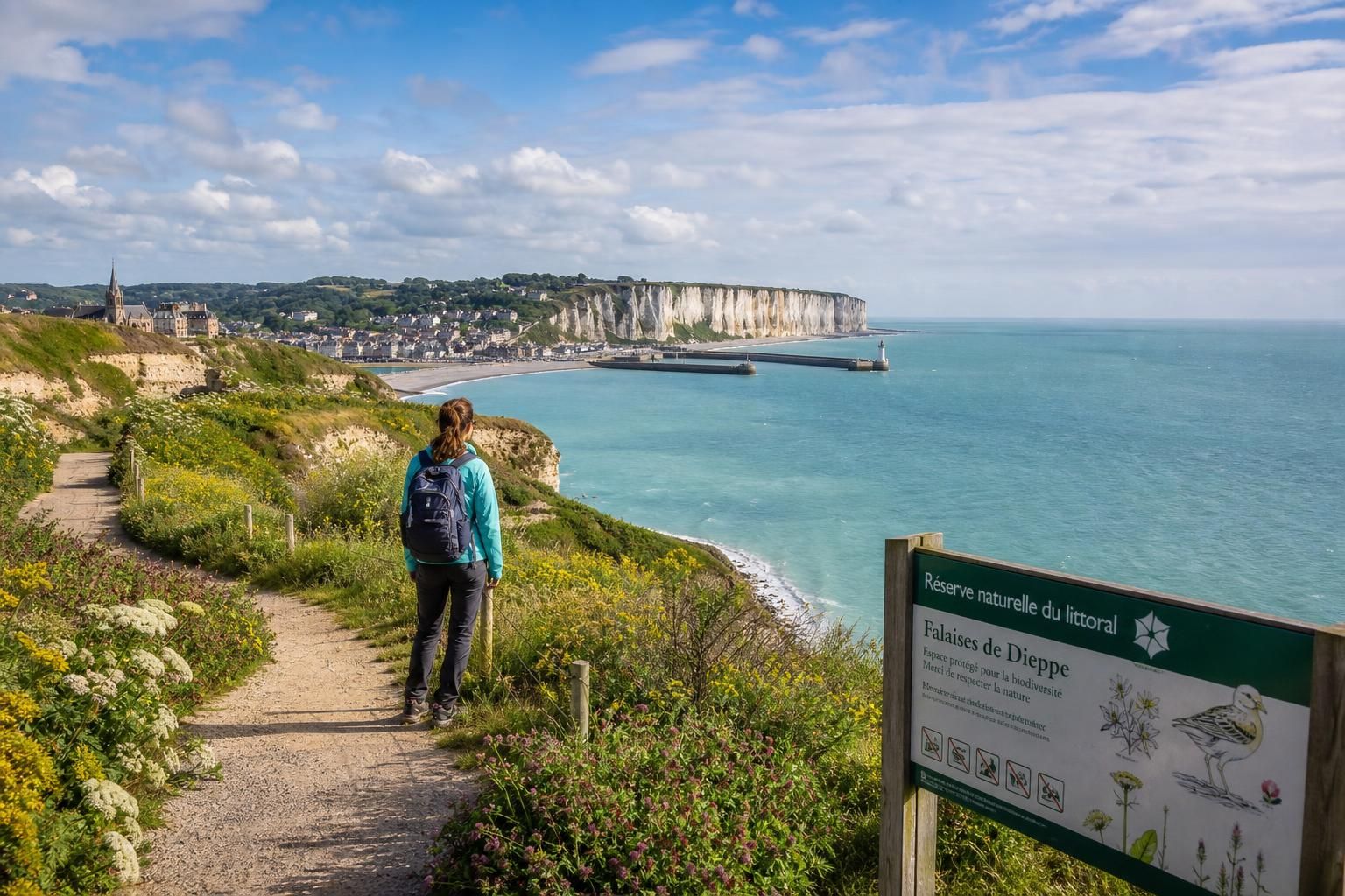 objevte dieppe, perlu normandie na pobřeží severního moře, s bohatou historií, krásnými plážemi a malebným přístavem.