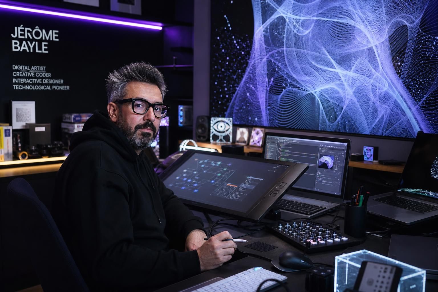 objevte příběh jérôme bayle, průkopníka digitální kreativity a inovací, který mění svět technologií a umění.