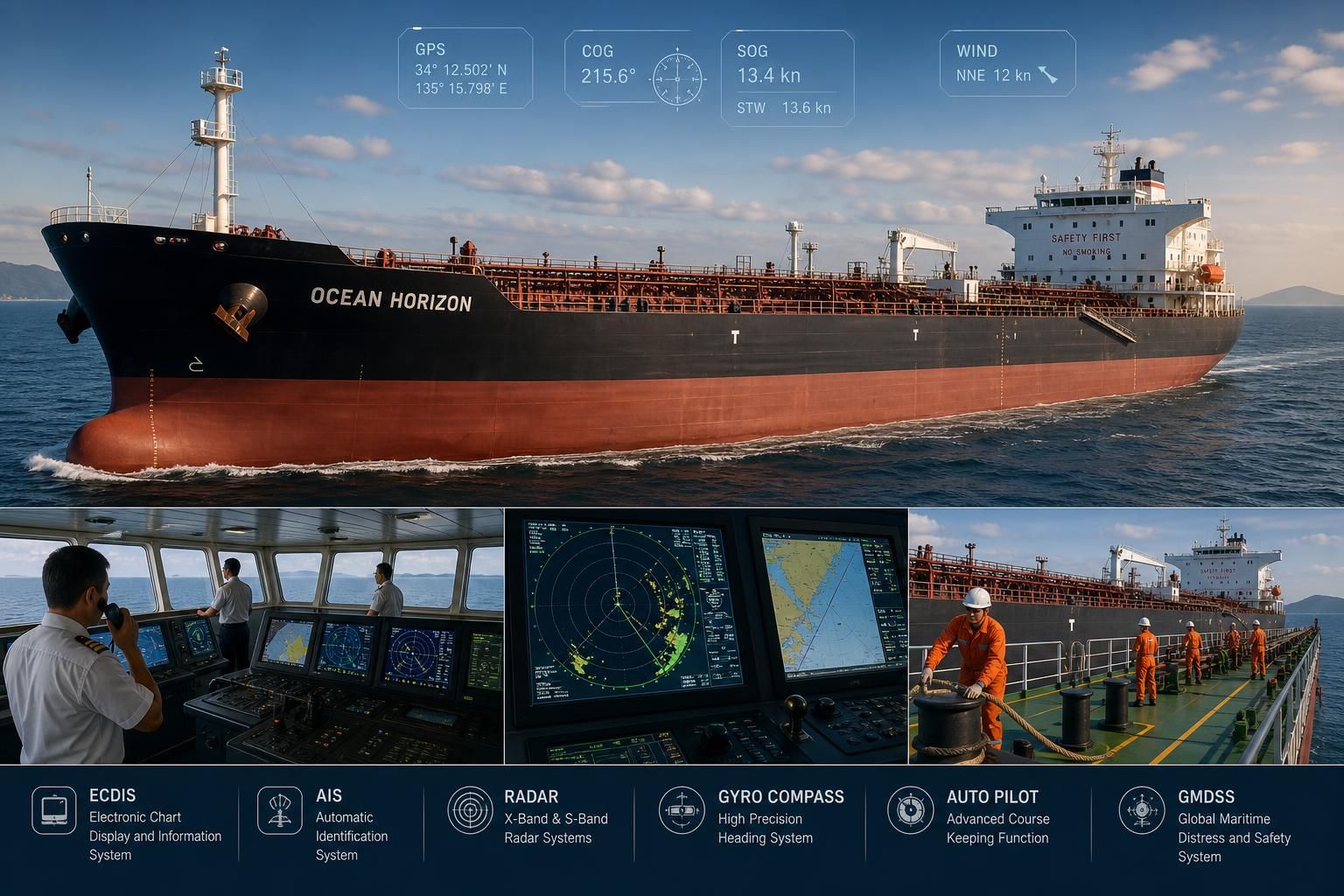 obří tanker přinášející životní energii světu, klíčový hráč v globálním dodávání paliv a surovin.