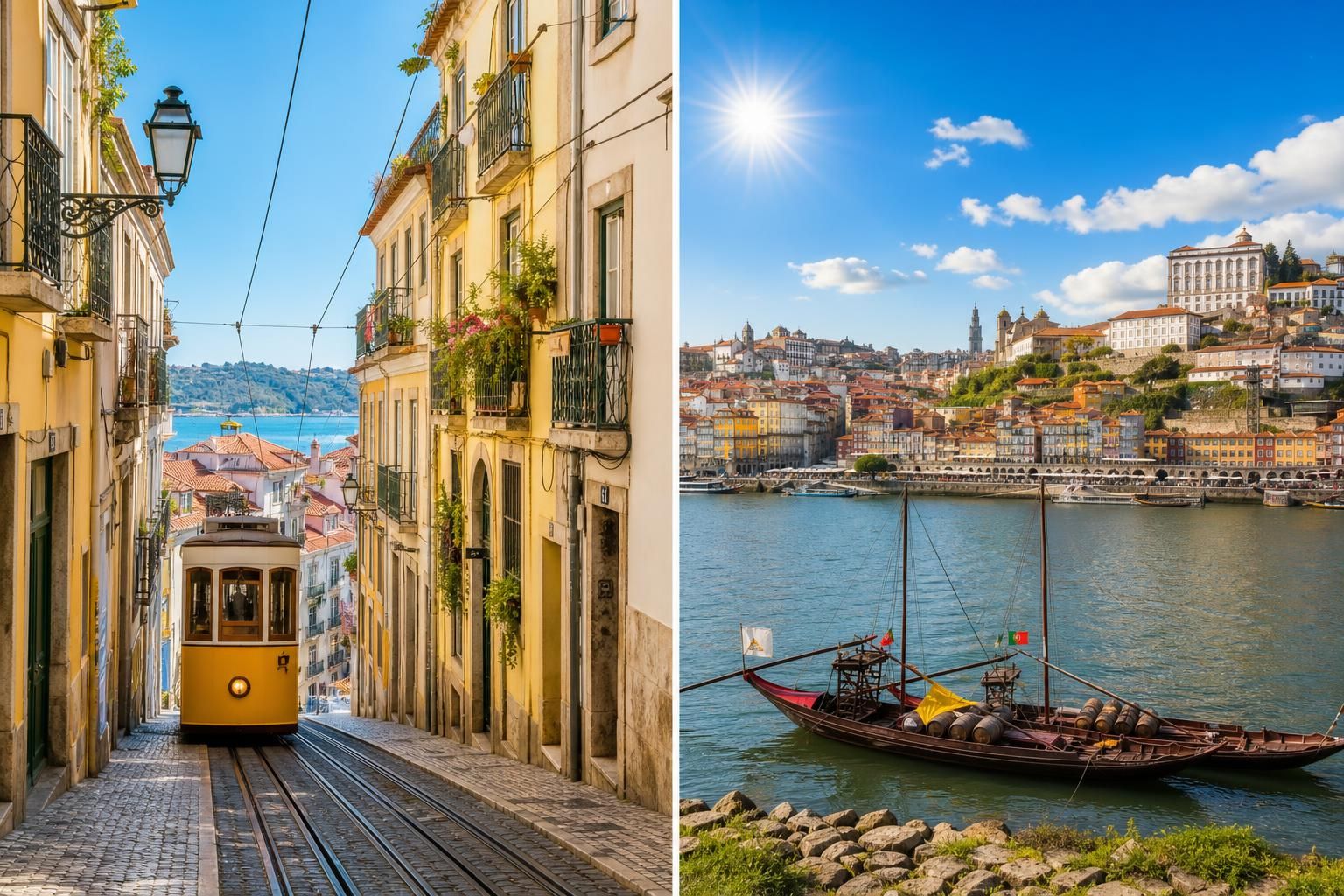 objevte portugalsko, zemi plnou slunce, krásných pláží a bohaté historie. užijte si jedinečnou kulturu, gastronomie a malebná města na břehu atlantského oceánu.